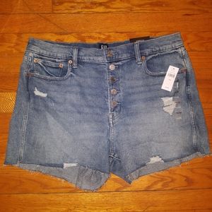 Gap high rise shorts size 14/32